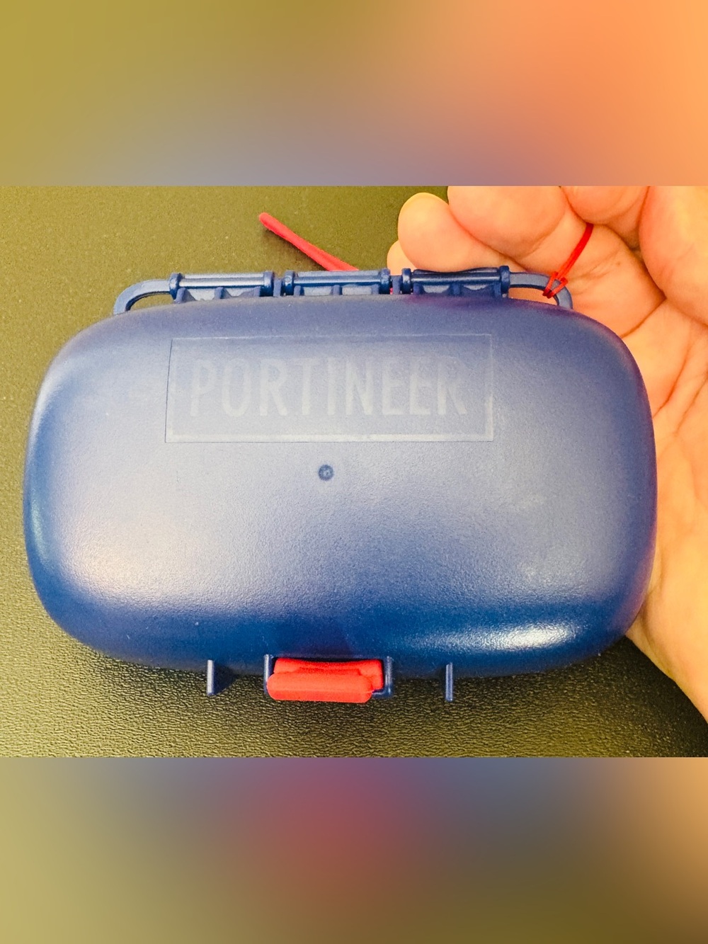 Portineer Carry-Dri Bar Soap EZ Blue-Red Single for Camping Hiking Outdoors